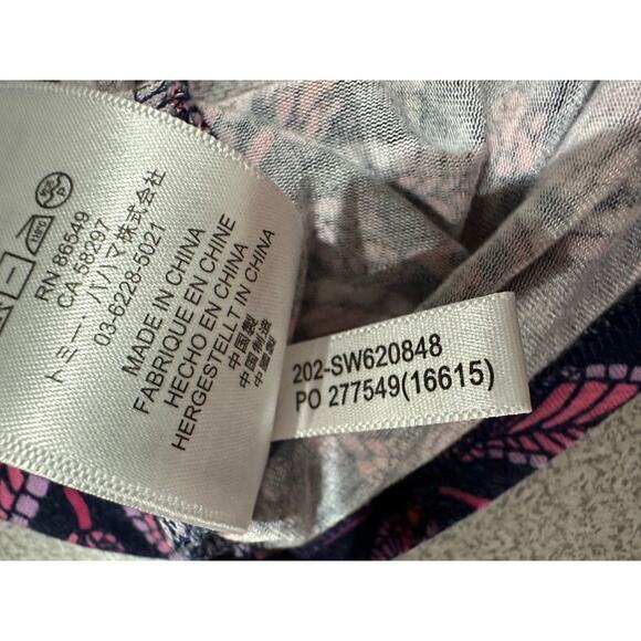 Tommy Bahama Sz S Pineapple Of My Eye‎ Flutter Sleeve Fit & Flare Dress Stretchy - Picture 5 of 11